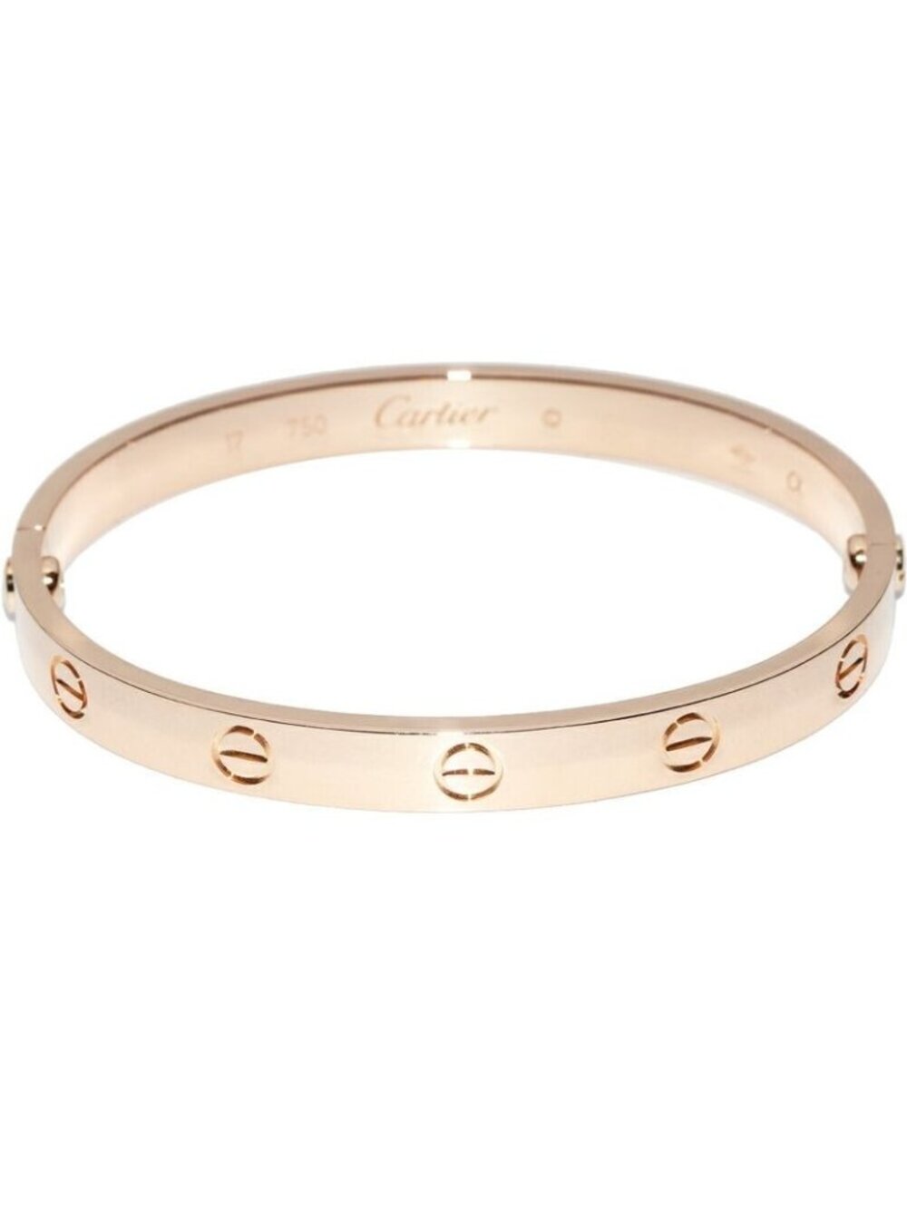 Cartier Bracelet Bangle 18K Pink Gold Love